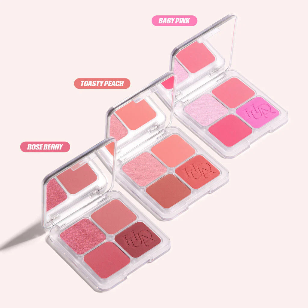 Huda Beauty Blush Filter Blurring Blush lighters Palette Rose Berry - 7.5g