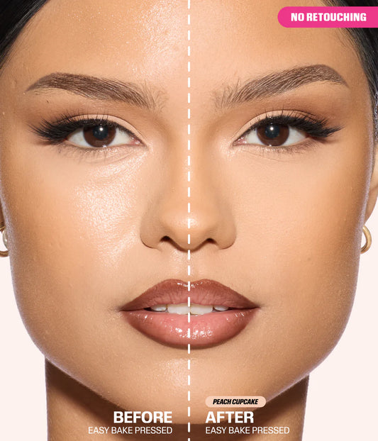 Huda Beauty Easy Bake Pressed Powder - Peach Cupcake - 8.5g