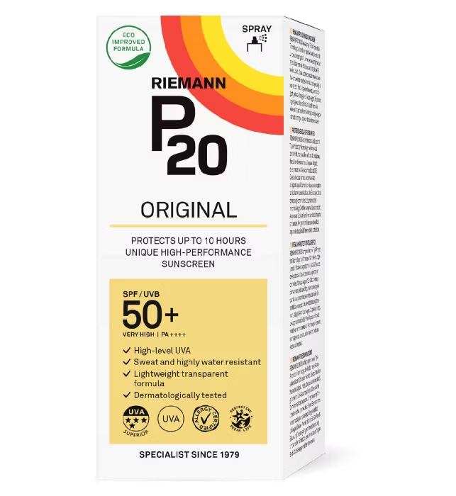 Riemann P20 Original SPF50 + Sun Cream Spray - 200ml