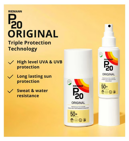 Riemann P20 Original SPF50 + Sun Cream Spray - 200ml