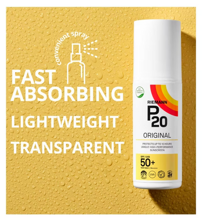 Riemann P20 Original SPF50 + Sun Cream Spray - 200ml