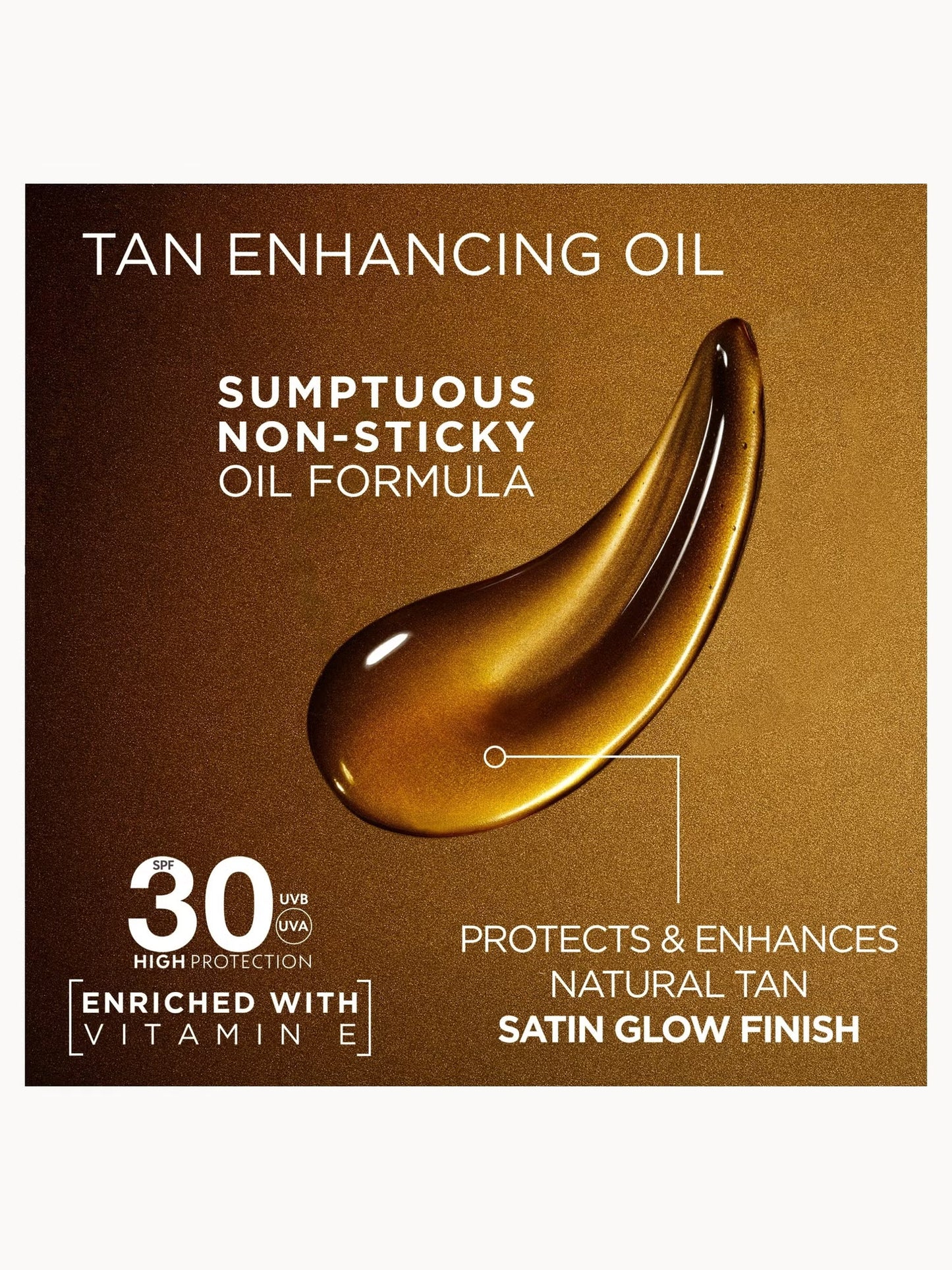 Garnier Ambre Solaire Ideal Bronze Protective Oil SPF30 Sun Cream Spray - 150ml