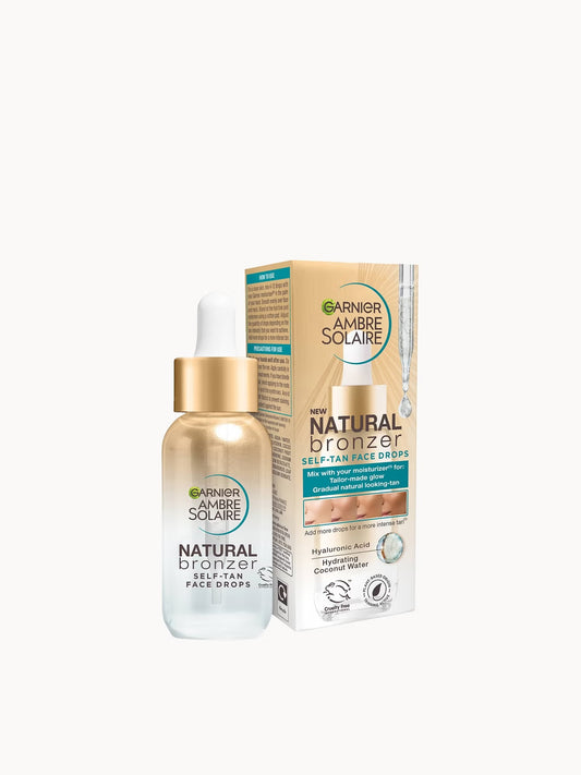 Garnier Ambre Solaire Natural Bronzer Self-Tan Face Drops - 30ml