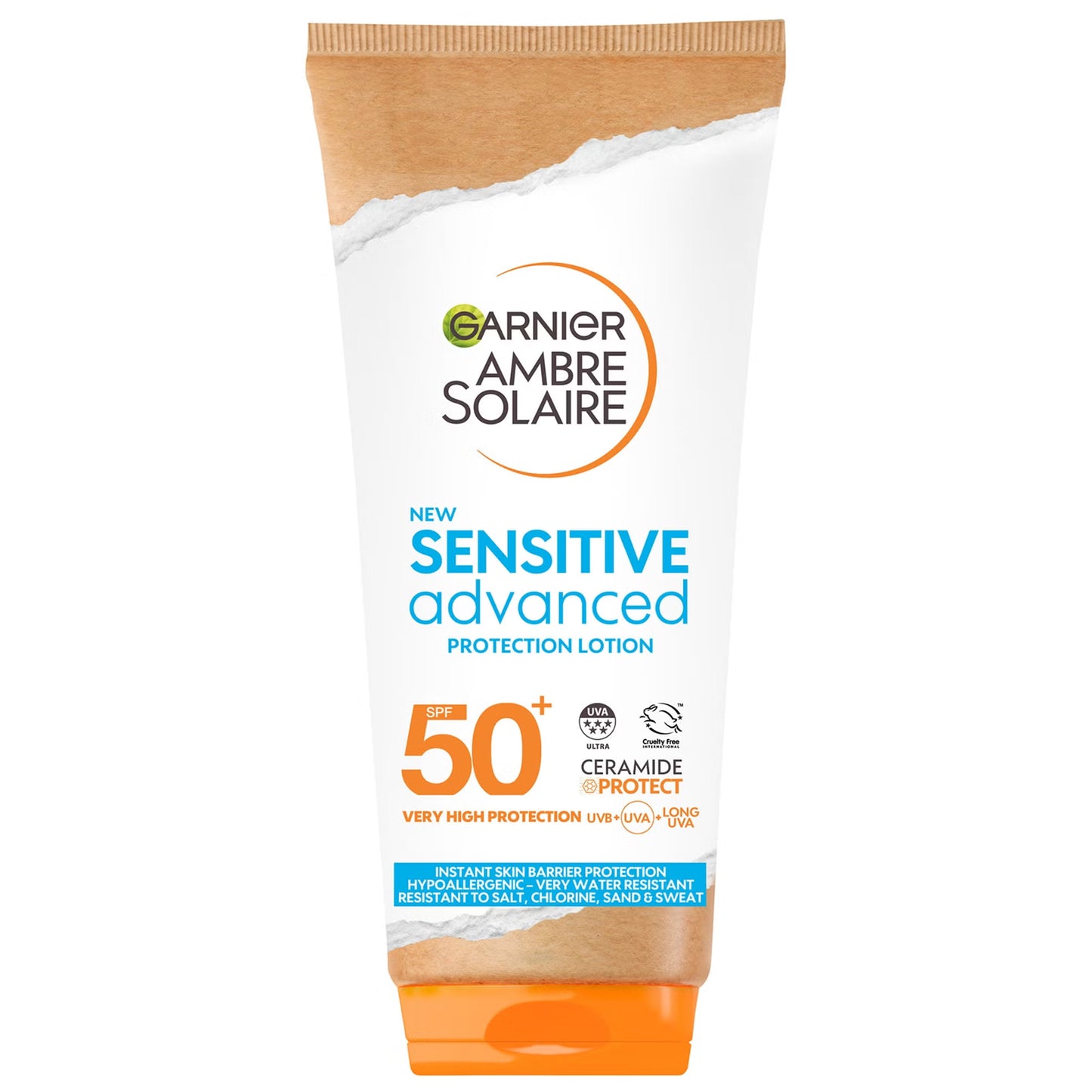 Garnier Ambre Solaire SPF 50+ Sensitive Advanced Sun Protection Cream - 175ml