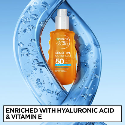 Garnier Ambre Solaire Sensitive Advanced Sun Protection Water SPF50 - 150ml