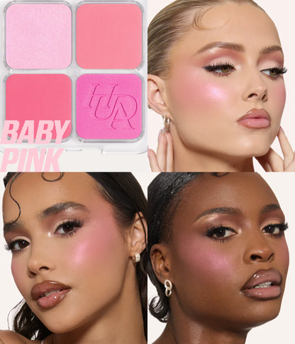 Huda Beauty Blush Filter Blurring Blush lighters Palette  Baby Pink - 7.5g