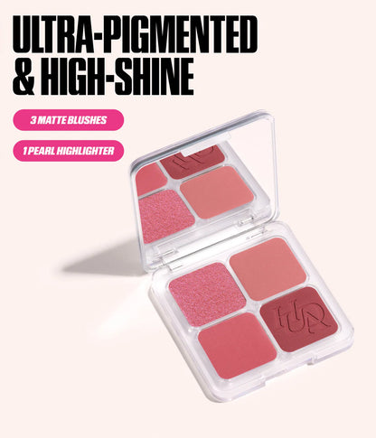 Huda Beauty Blush Filter Blurring Blush lighters Palette Rose Berry - 7.5g