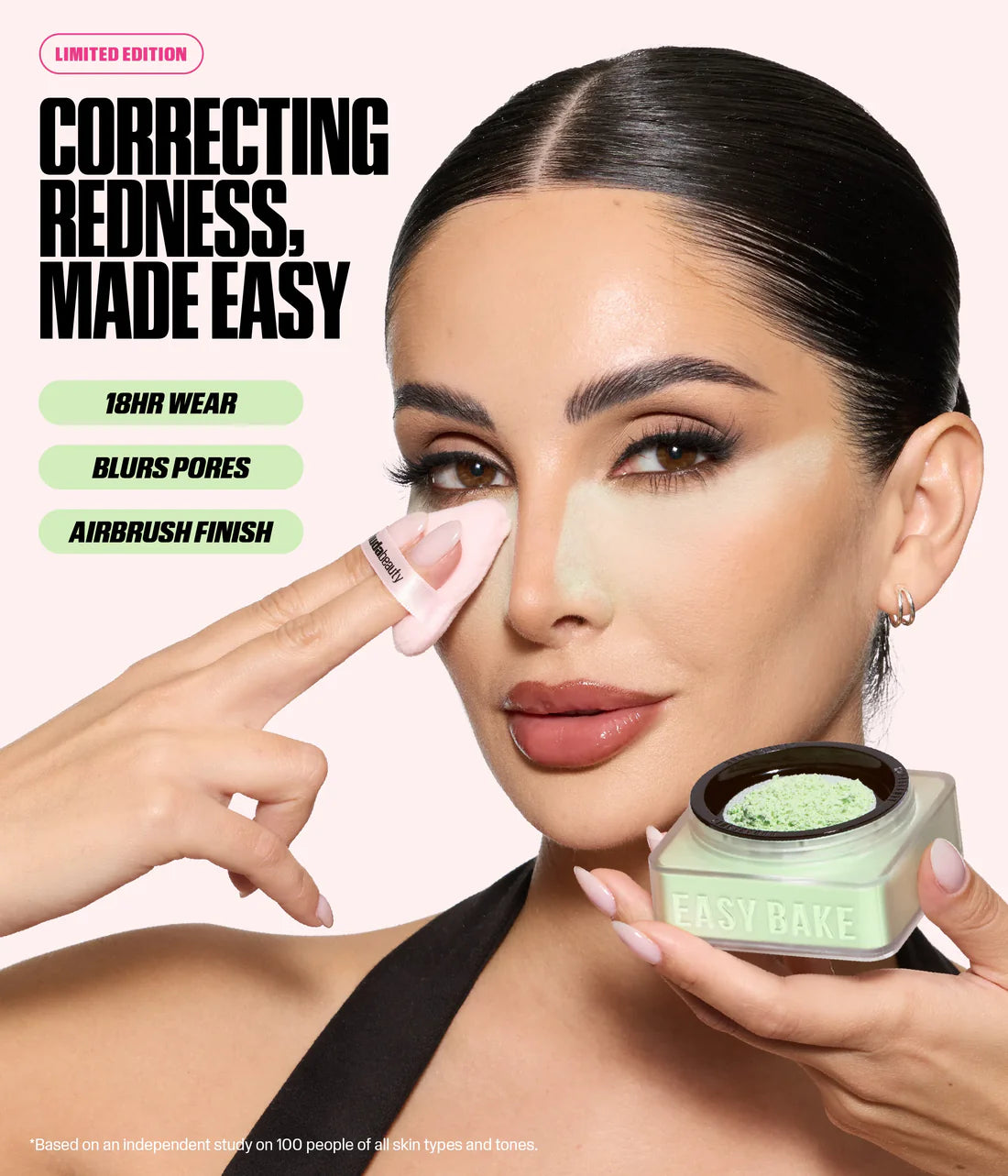Huda Beauty Easy Bake Loose Baking & Setting Powder - Matcha Milk Cake - 20g