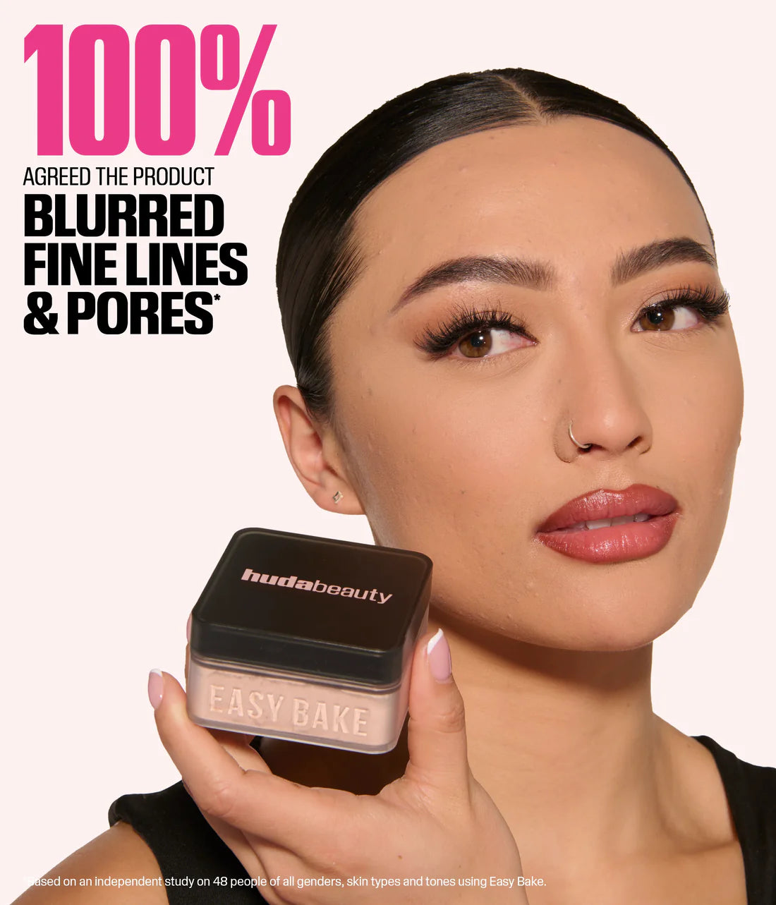 Huda Beauty Easy Bake Loose Baking & Setting Powder - Cherry Blossom Cake - 20g