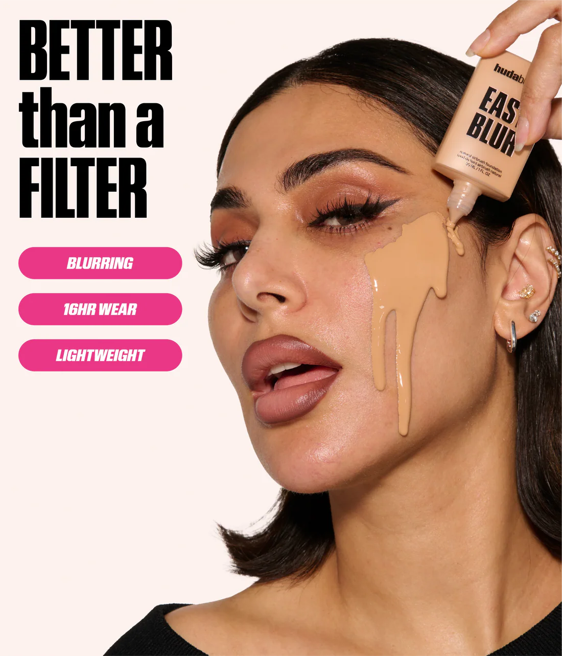 Huda Beauty Easy Blur Natural Airbrush Foundation With Niacinamide - 30ml