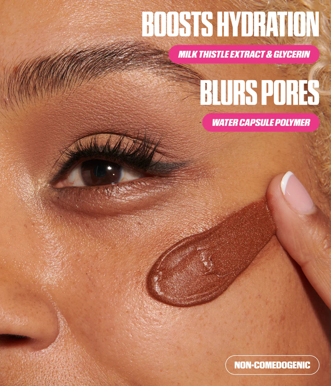 Huda Beauty Easy Blur Silicone-Free Smoothing Primer - Bronze Fudge 30ml