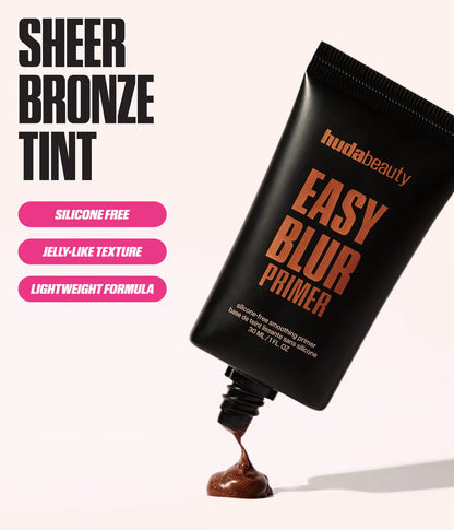 Huda Beauty Easy Blur Silicone-Free Smoothing Primer - Bronze Fudge 30ml