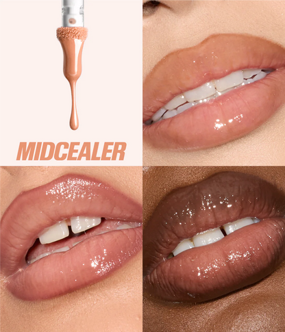 Huda Beauty Faux Filler Extra Shine Lip Gloss MidCealer - 3.9 ML