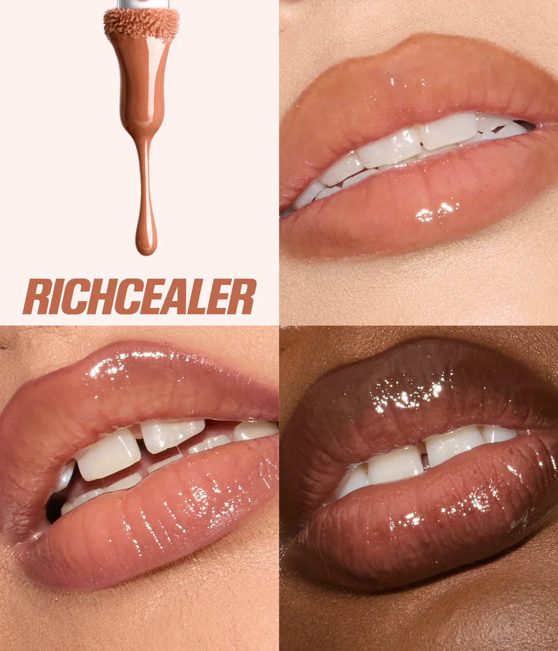 Huda Beauty Faux Filler Extra Shine Lip Gloss RichCealer - 3.9 ML