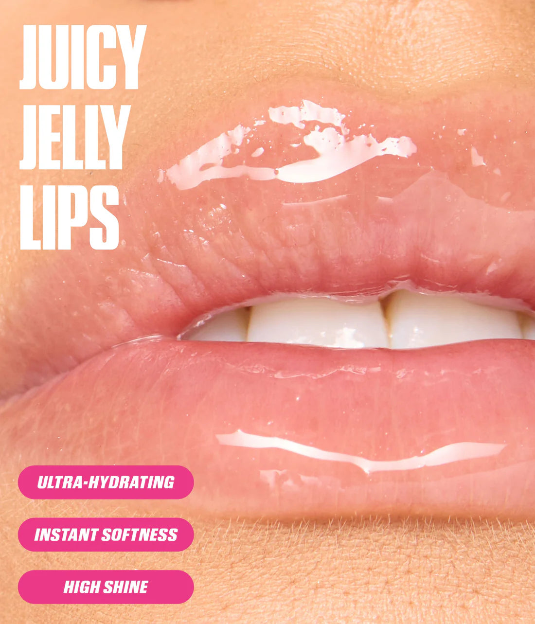 Huda Beauty Faux Filler Jelly Oil Pink Lady - 3.9 ML