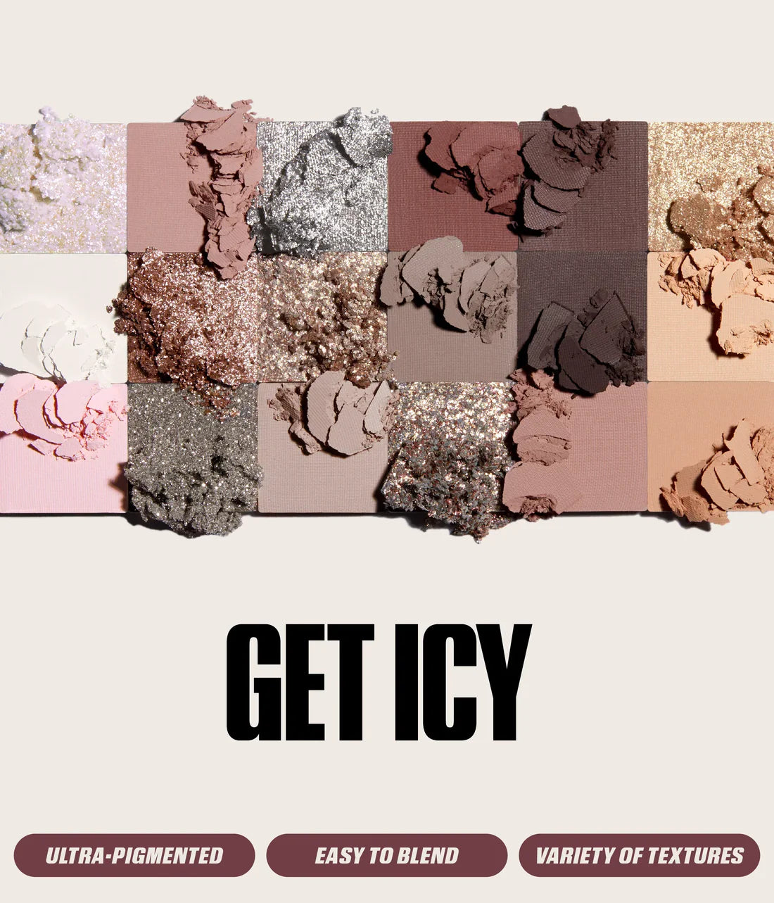 Huda Beauty Ice Nude Eyeshadow Palette - 16.8g