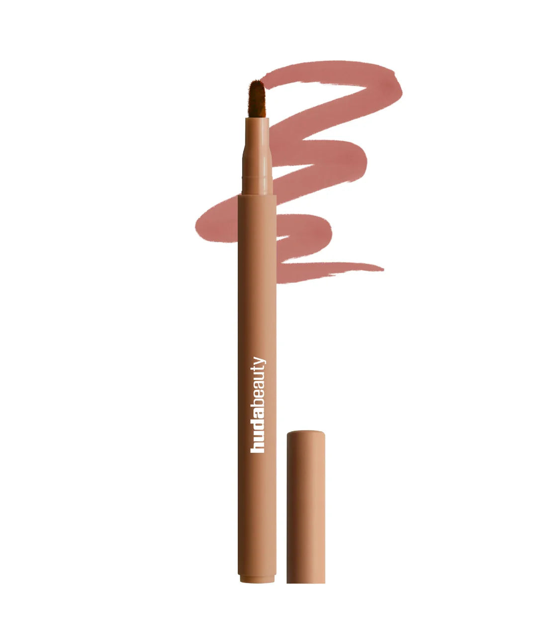 Huda Beauty Lip Contour Lip Stain For 12-Hour Wear Soft Nude