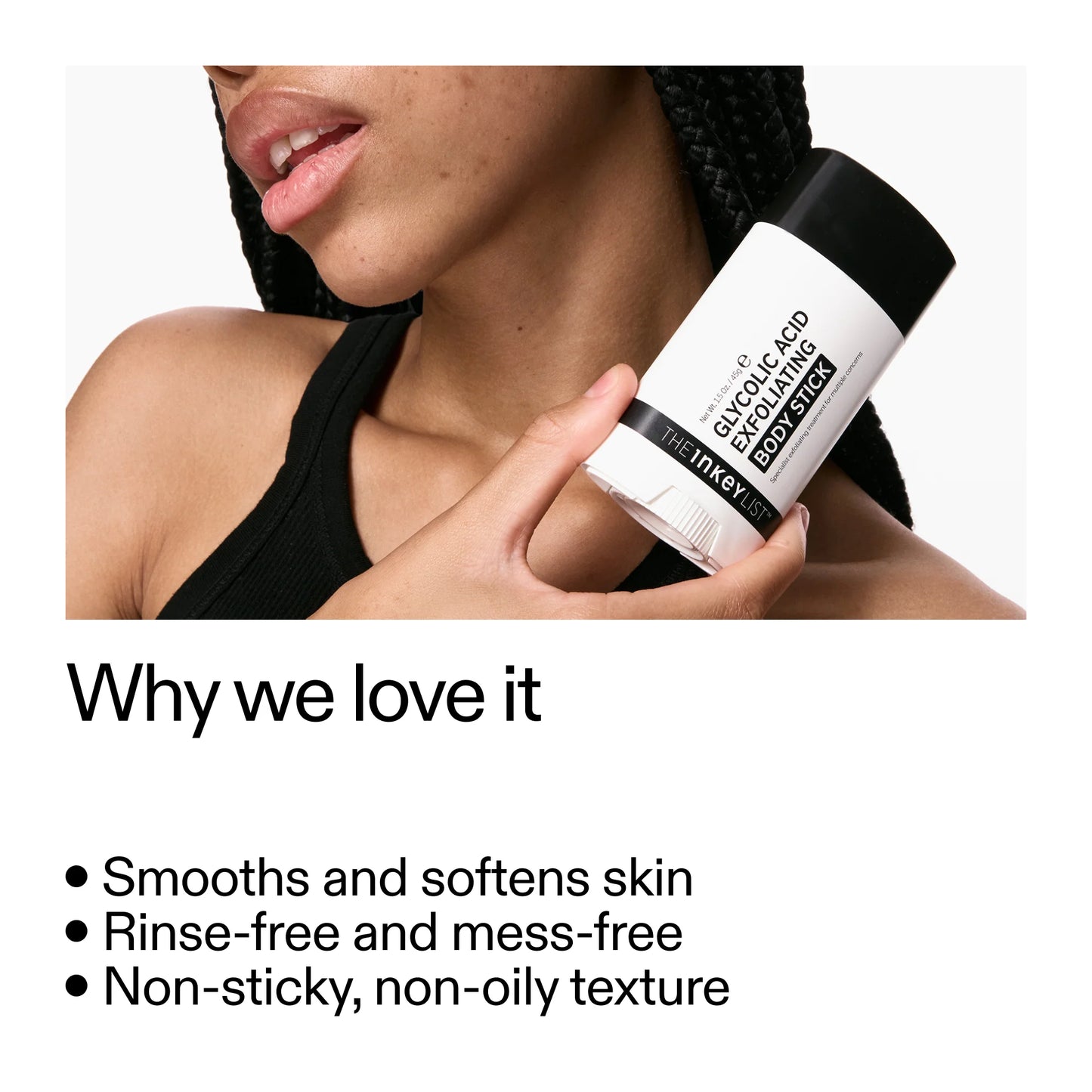 The Inkey List Glycolic Acid Exfoliating Body Stick - 45g