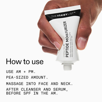 The Inkey List Peptide Moisturiser - 50ml