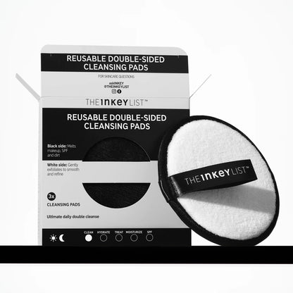The Inkey List Reusable Double-sided Cleansing Pads*3
