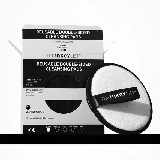 The Inkey List Reusable Double-sided Cleansing Pads*3