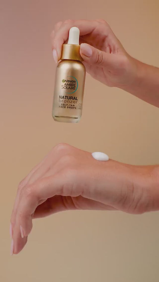 Garnier Ambre Solaire Natural Bronzer Self-Tan Face Drops - 30ml